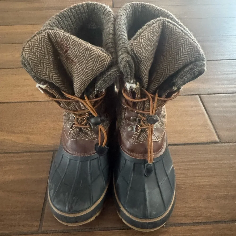 DREAM PAIRS kids Insulated Waterproof Winter Snow Boots size 5